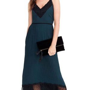 NWT J.Crew Collection spaghetti pleated mi…